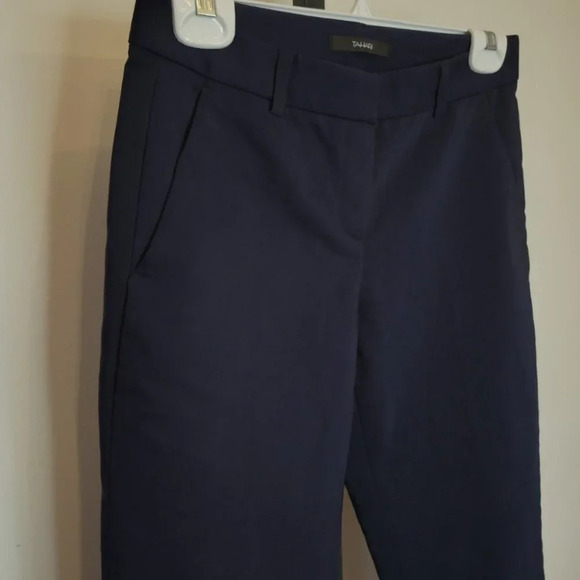 Tahari Blue  Trousers - Picture 3 of 6